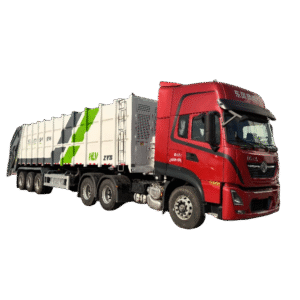 45 cubic compression garbage semi-trailer