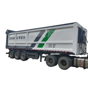45 cubic garbage transfer semi-trailer