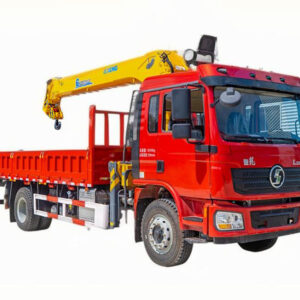 Shaanxi Automobile Delong L3000 with Xugong 8-10 tons crane configuration
