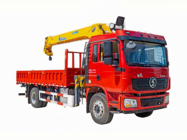 Shaanxi Automobile Delong L3000 with Xugong 8-10 tons crane configuration