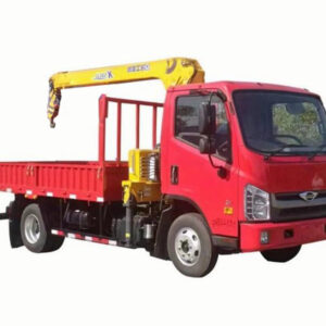 Foton blue brand with car crane