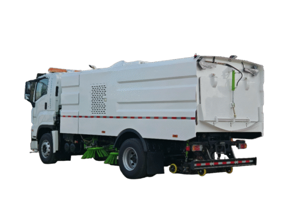 Qingling Isuzu 12m3 road sweeper - Image 6