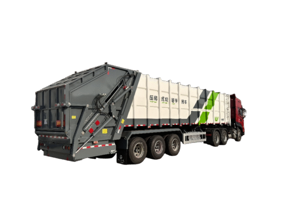 45 cubic compression garbage semi-trailer - Image 4