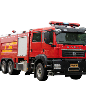 Water Tank/Foam Fire Truck 5280GXFSG/PM120/S6