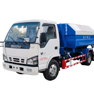 ISUZU 5 ton hook garbage truck